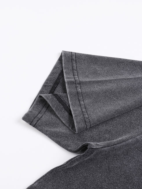 Dreamfire Sage - Fluffy Vintage Washed  T-Shirt - 250 GSM (NEW)